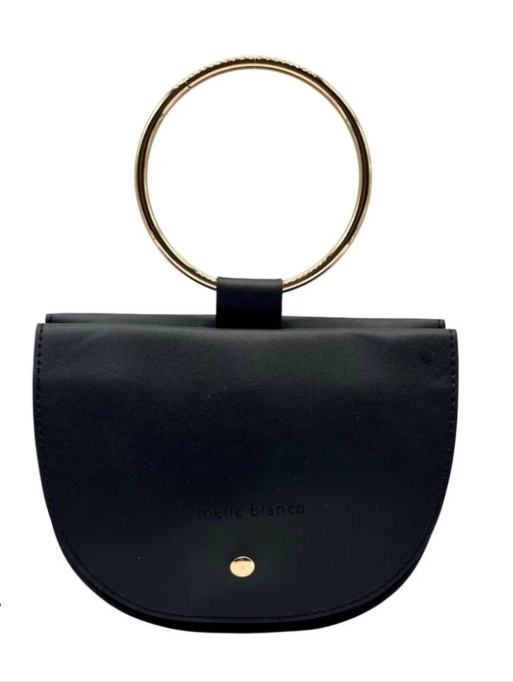 Melie Bianco, Felix Vegan Leather Crossbody Bag, Black